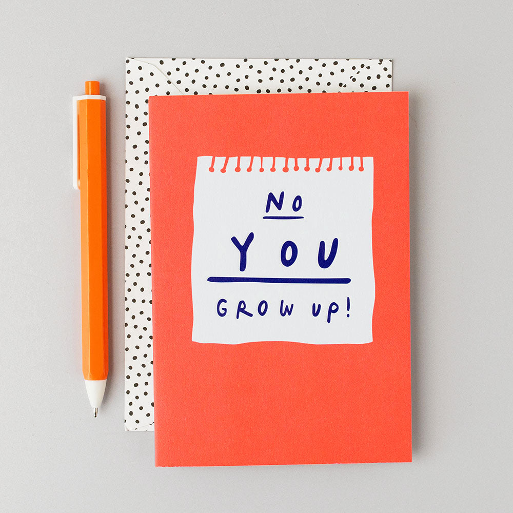 Grow Up Card