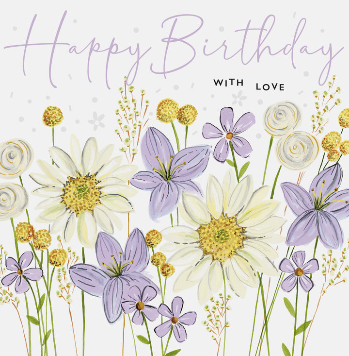 With Love On Your Birthday Card