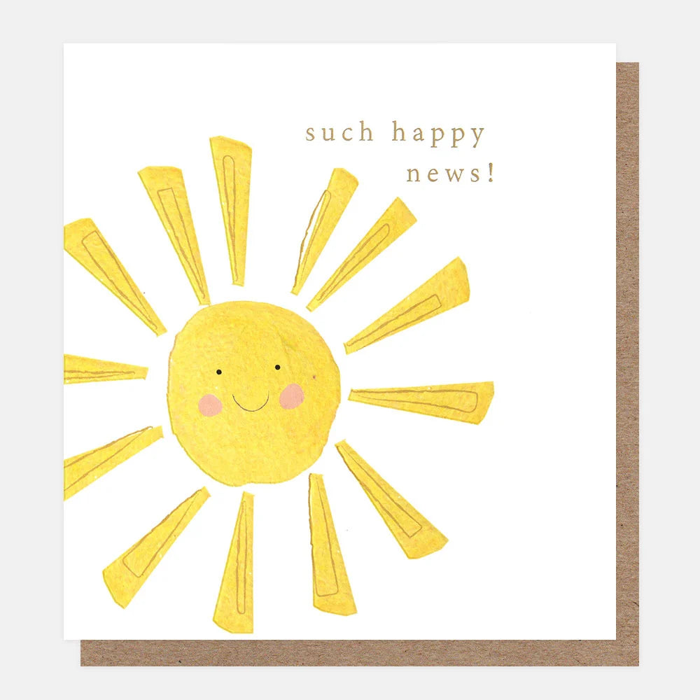 Such Happy News Sunshine Card