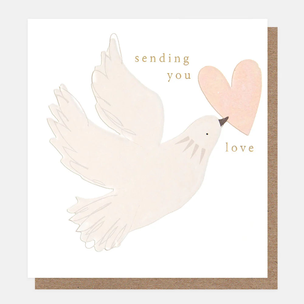 Sending Love Dove Card