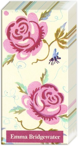 Rose &amp; Bee Pocket Tissues