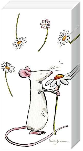 Daisy For You pocket tissues from Cornucopia Home and Gift Ideal Home Range, featuring a floral daisy design in a compact pack.