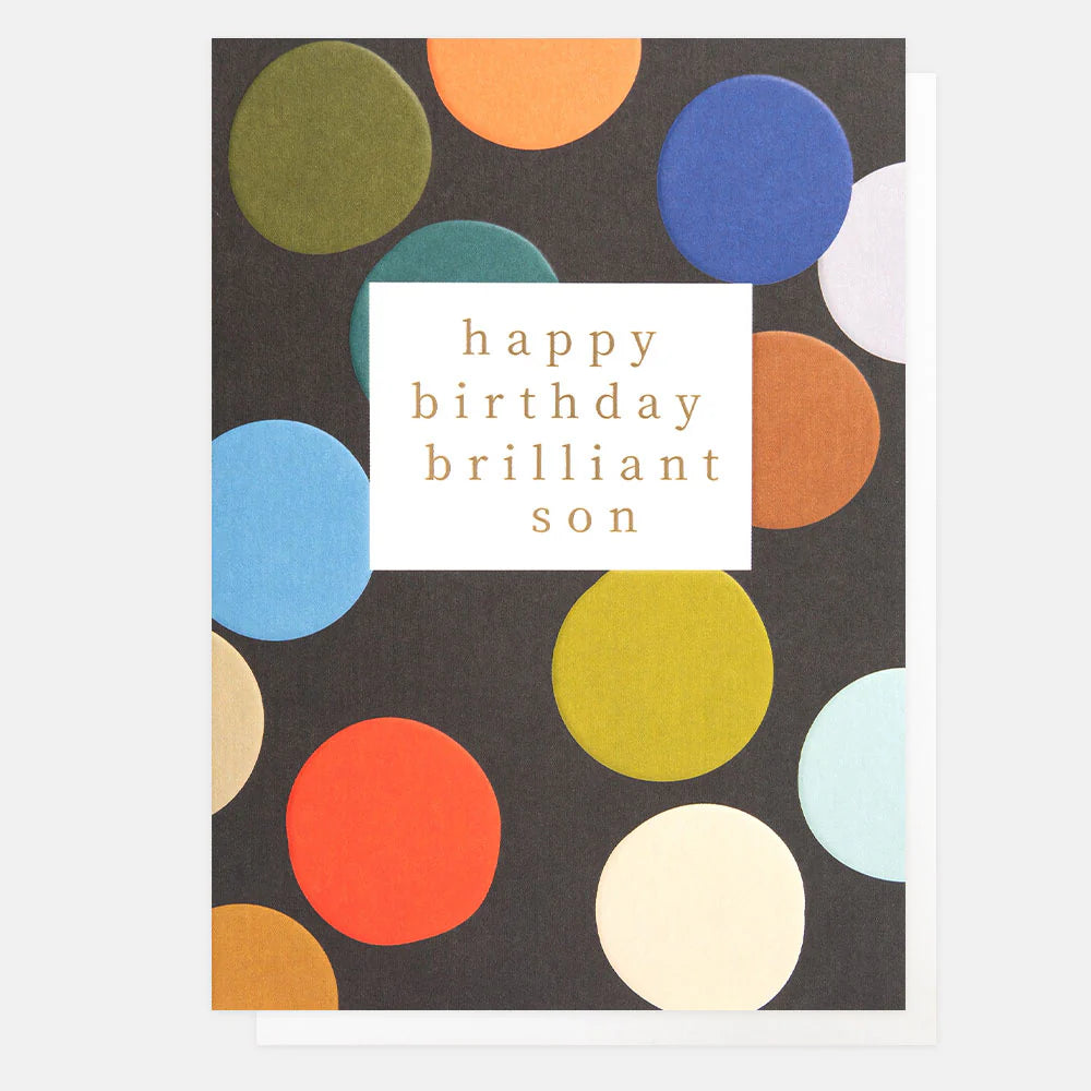 Happy Birthday Brilliant Son Card