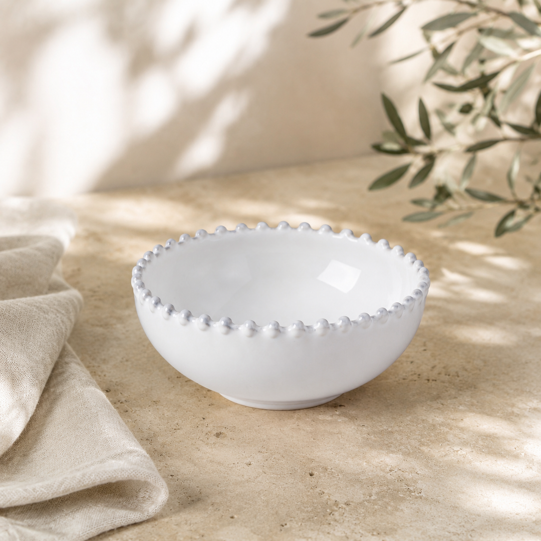 Pearl White Bowl