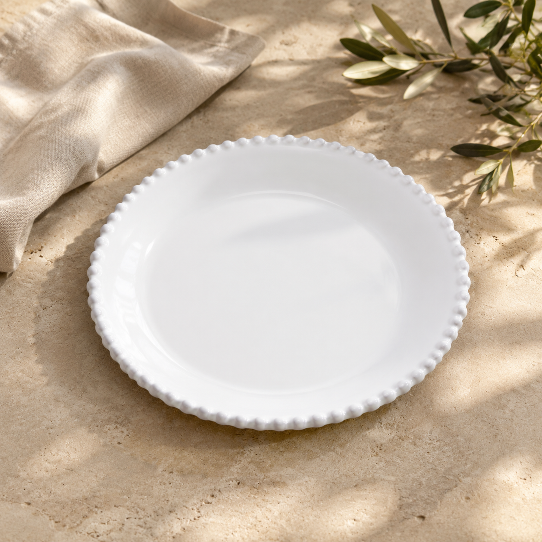 Pearl White Soup/Pasta Plate