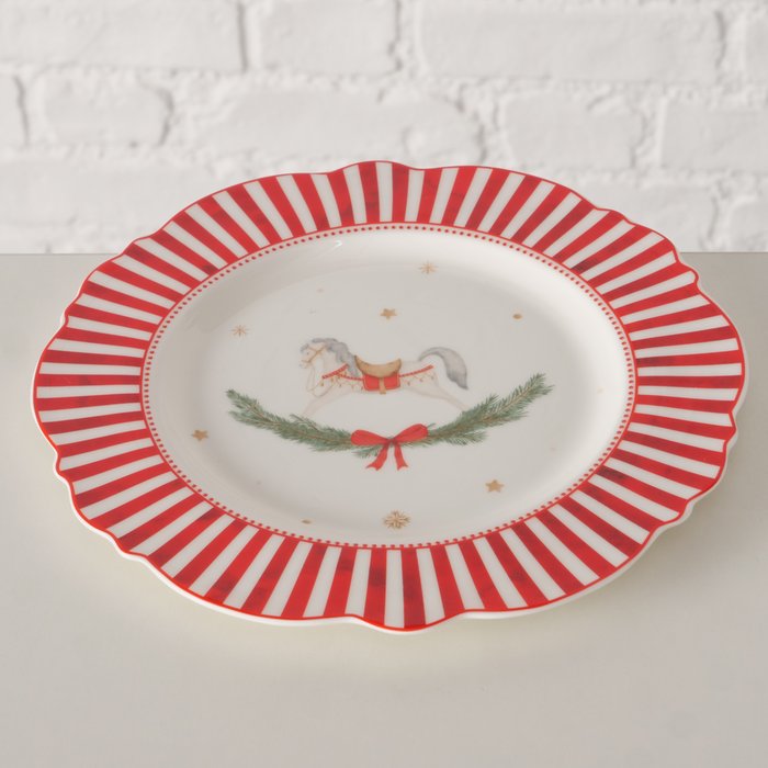 Cavallo Small Christmas Plate 21cm - Choice of Two Designs