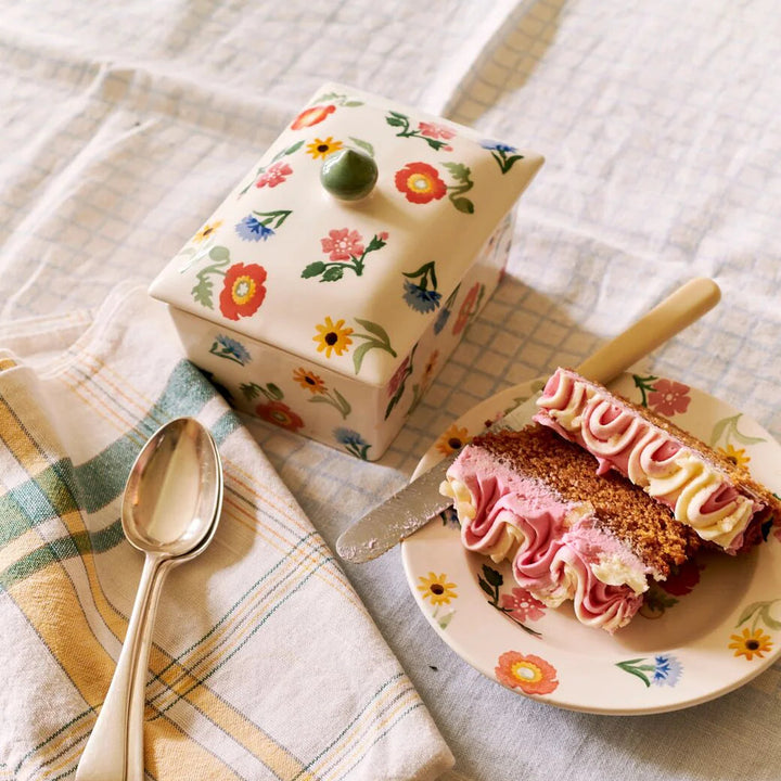Emma Bridgewater Poppies &amp; Pinks Small Butter Dish
