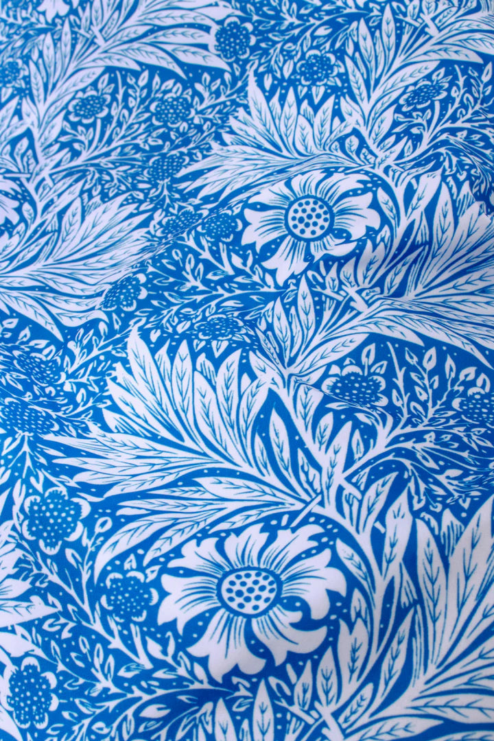 Close-up of William Morris Marigold design on Cornucopia Home and Gift&