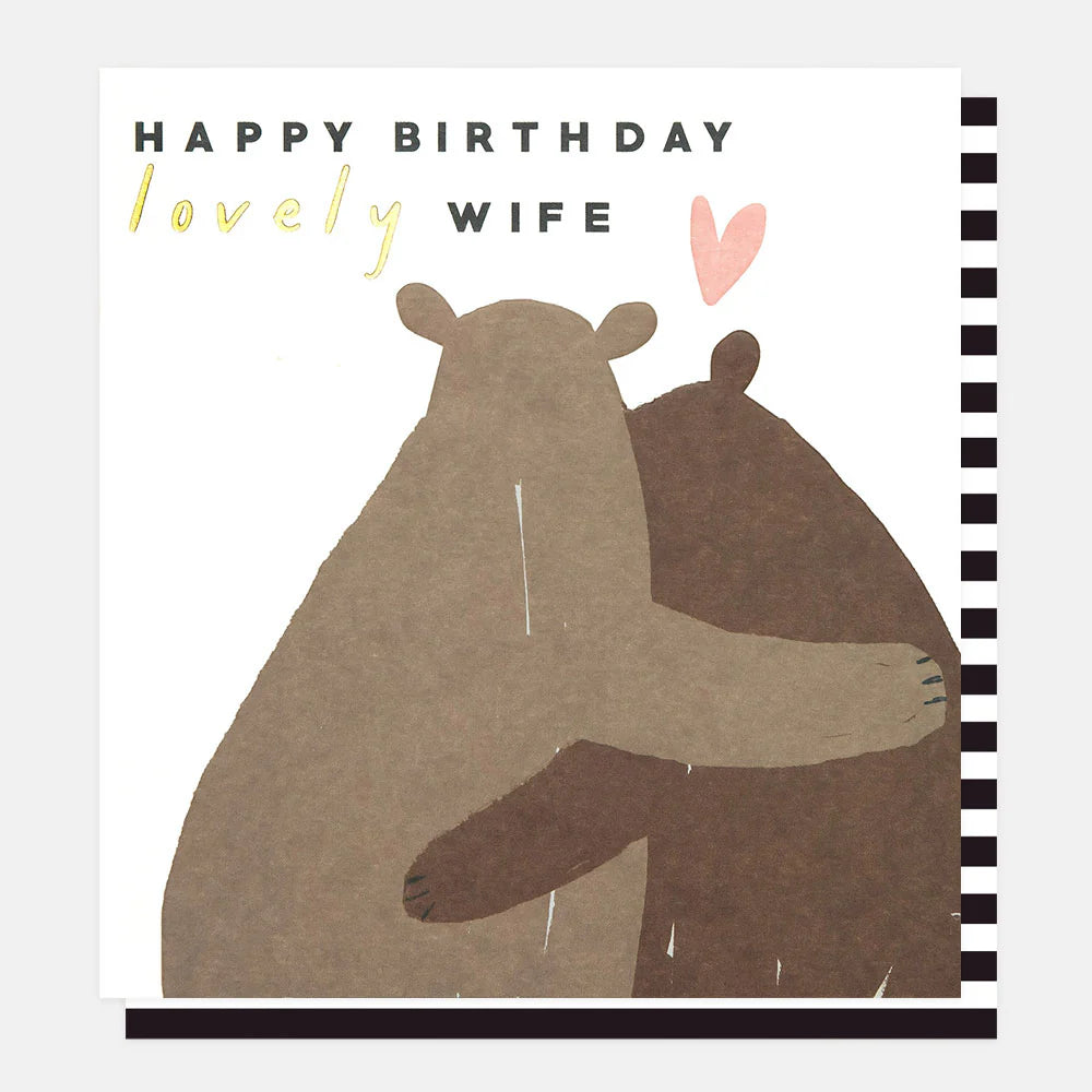 Happy Birthday Lovely Wife Birthday Card