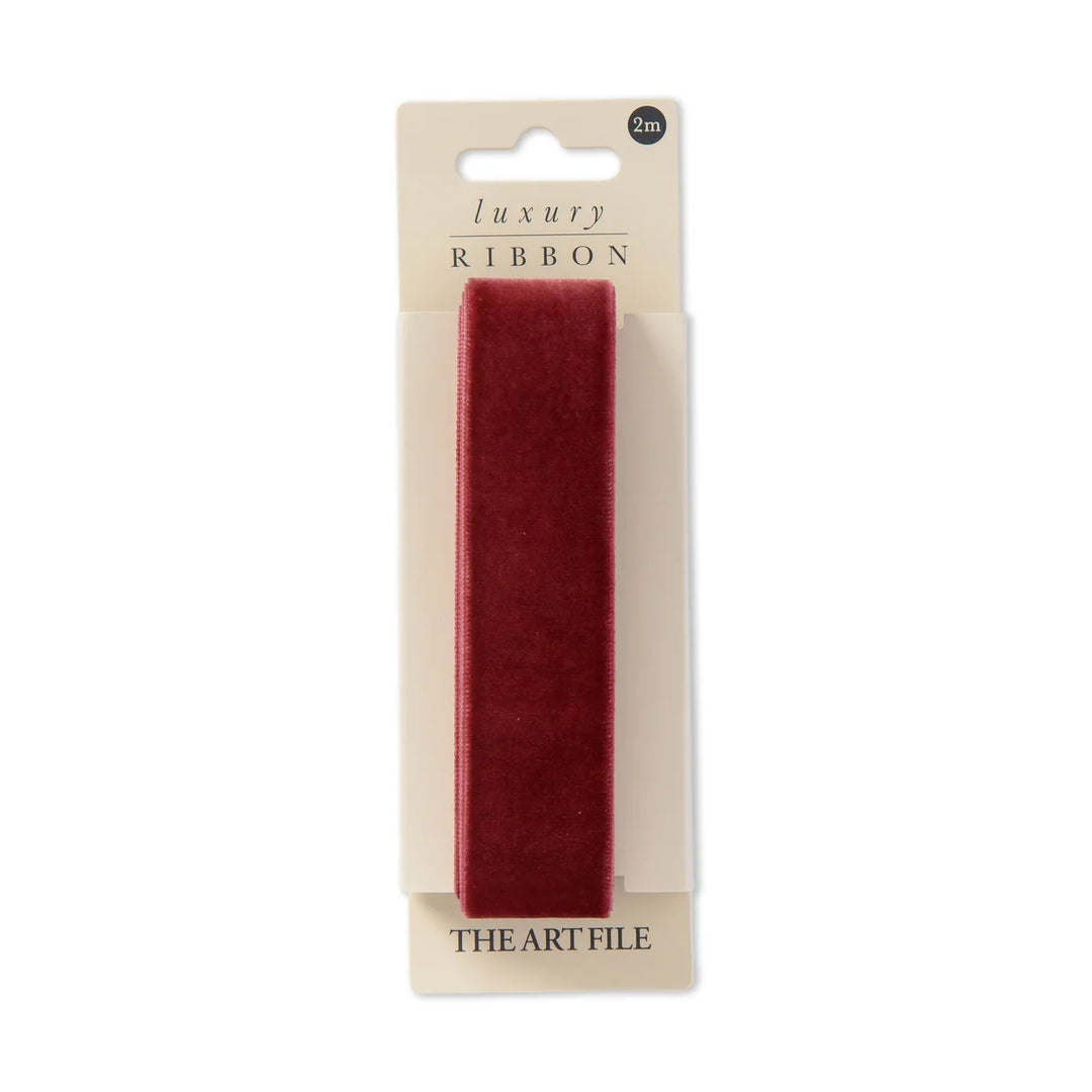 Mulberry Velvet Luxury Ribbon - 2m