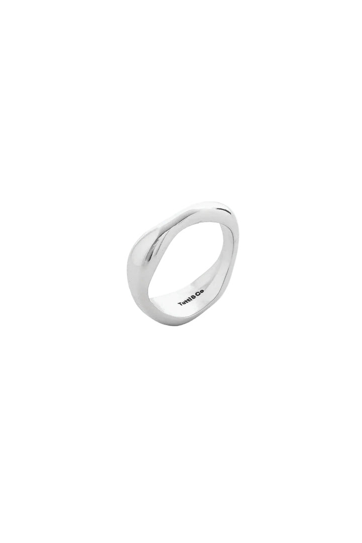 Silver Serenity Ring by Tutti &amp; Co featuring a delicate band and minimalist design from Cornucopia Home and Gift.