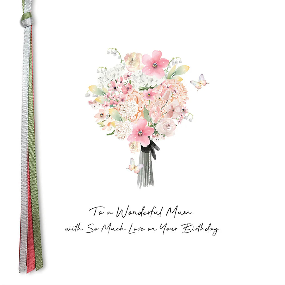 To a Wonderful Mum with so much love on your Birthday Card