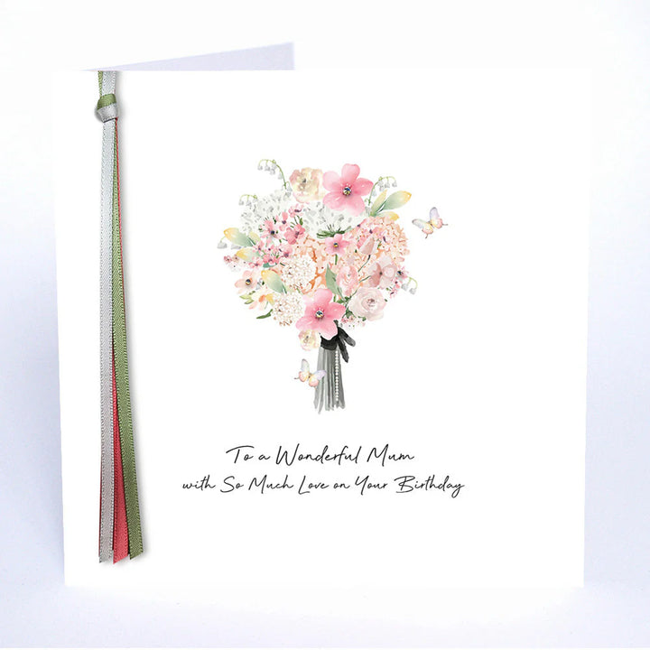 To a Wonderful Mum with so much love on your Birthday Card