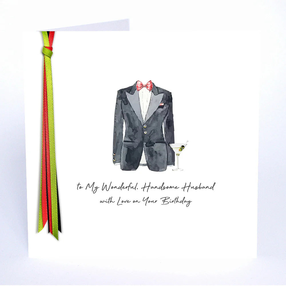 Five Dollar Shake birthday card from Cornucopia Home and Gift with heartfelt message for a husband.