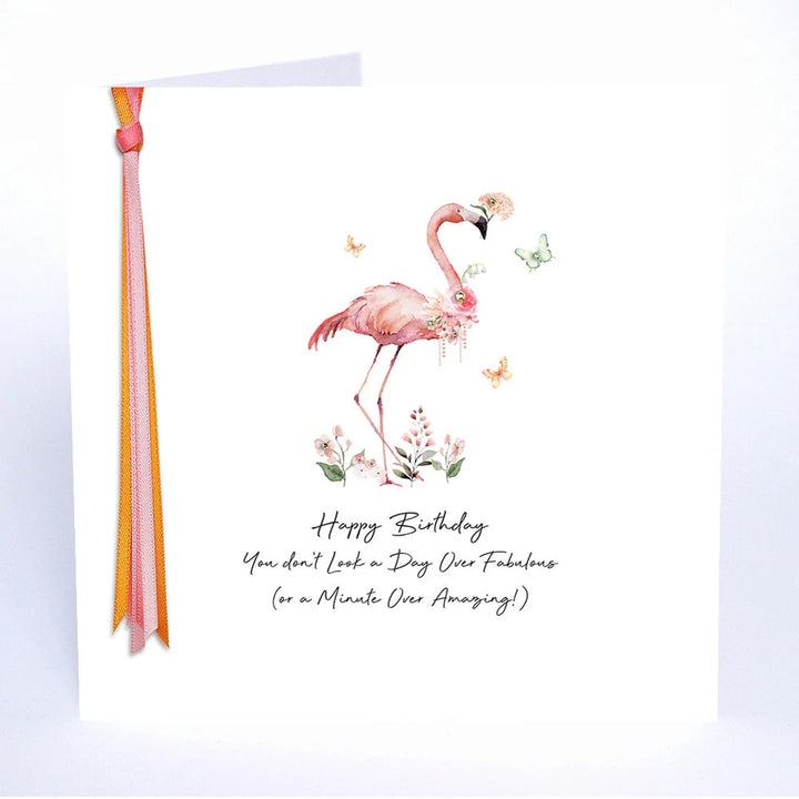 Five Dollar Shake birthday greeting card with cheerful message, featuring vibrant colors and playful typography from Cornucopia Home and Gift.