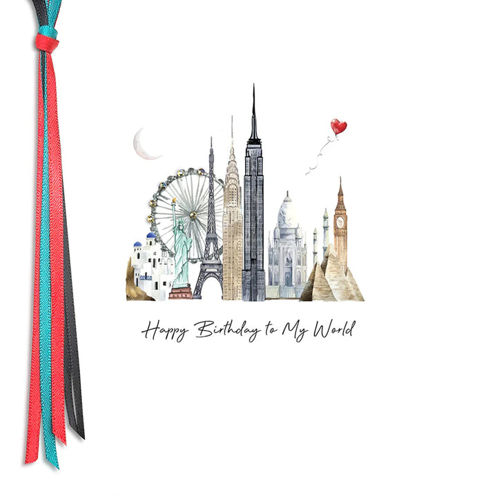 Happy birthday card from Five Dollar Shake featuring heartfelt message, colorful design, and floral accents by Cornucopia Home and Gift.