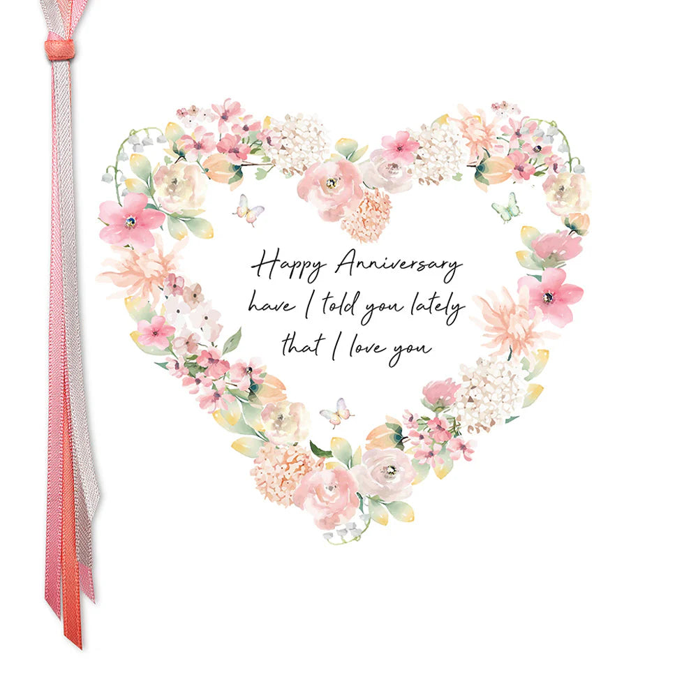 Happy Anniversary greeting card from Five Dollar Shake with heartfelt "Have I Told You Lately That I Love You" message, designed by Cornucopia Home.