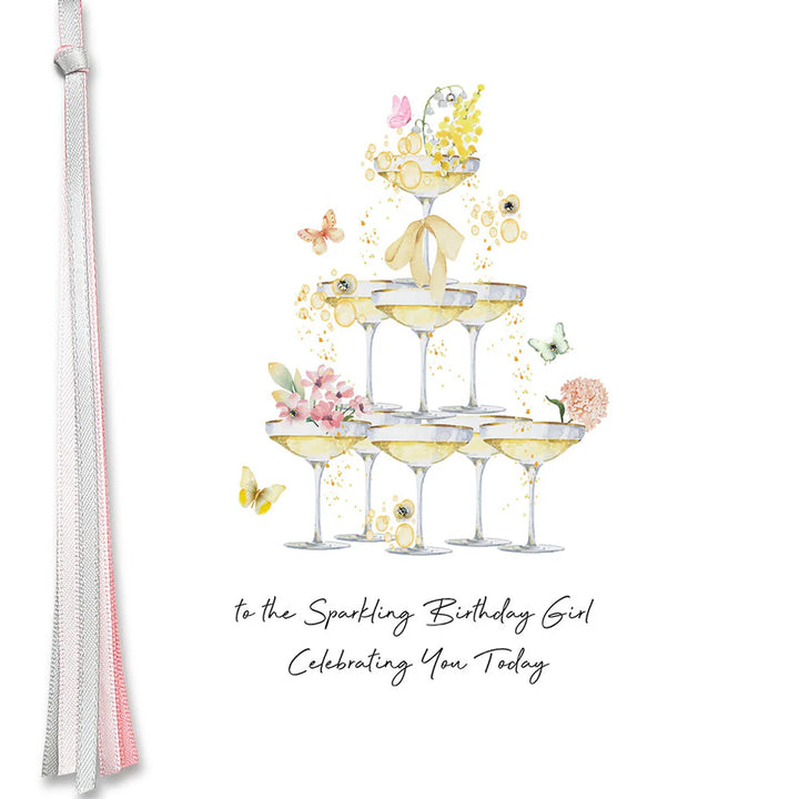 To The Sparkling Birthday Girl Celebrating You Today Card