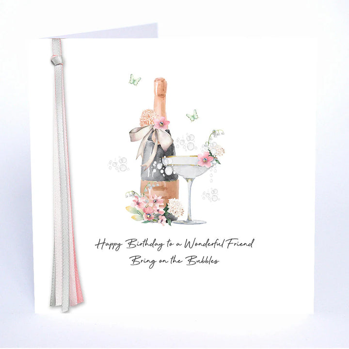 Happy birthday card featuring bubbles and cheerful design from Five Dollar Shake, by Cornucopia Home and Gift