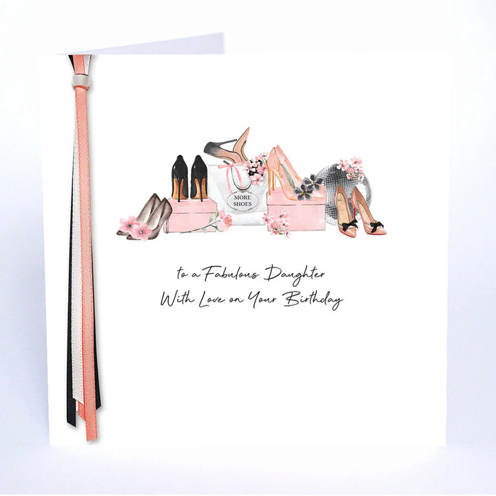 Five Dollar Shake birthday card from Cornucopia Home and Gift, featuring a heartfelt message for a fabulous daughter.