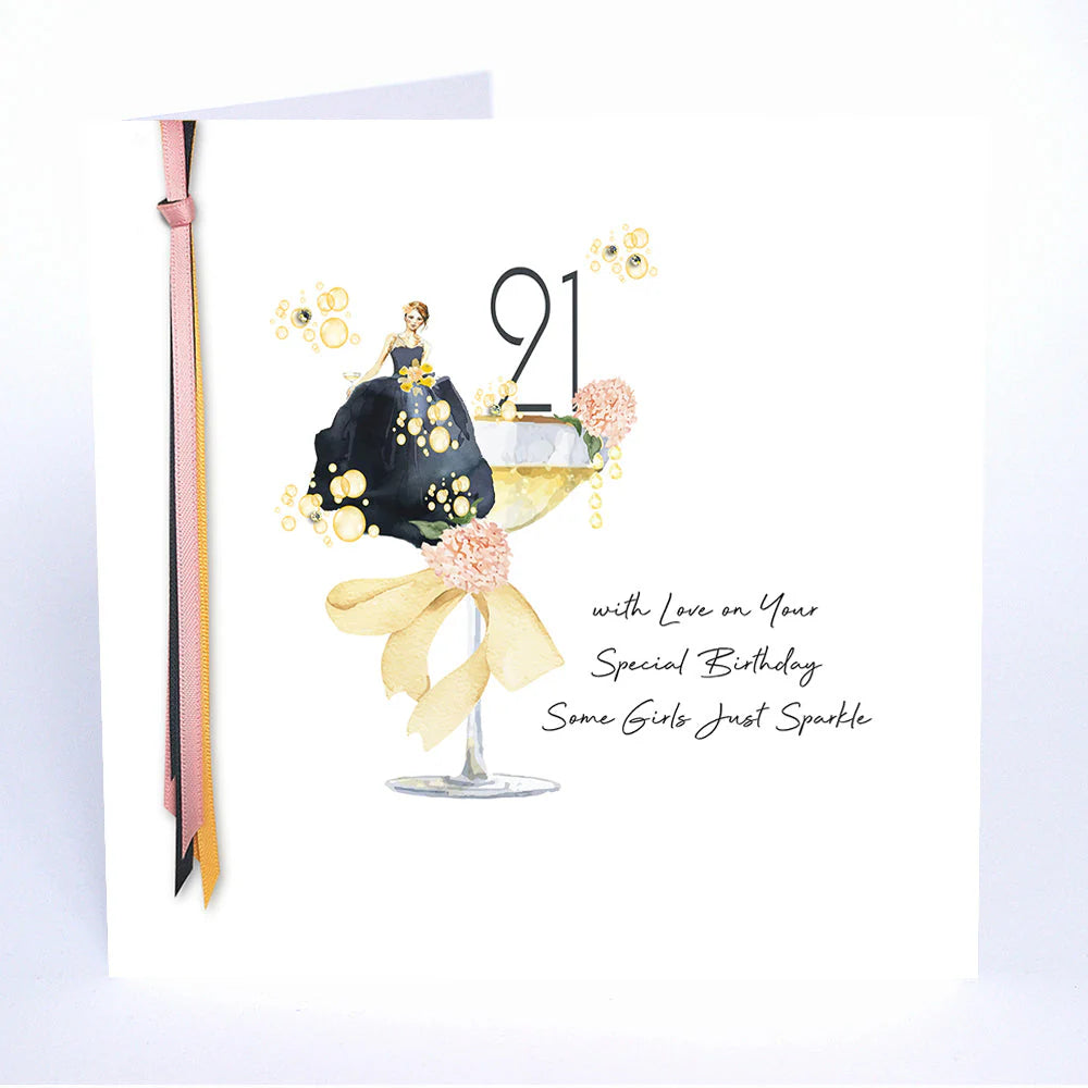 Five Dollar Shake birthday greeting card from Cornucopia Home and Gift featuring sparkling design and heartfelt message for special occasions