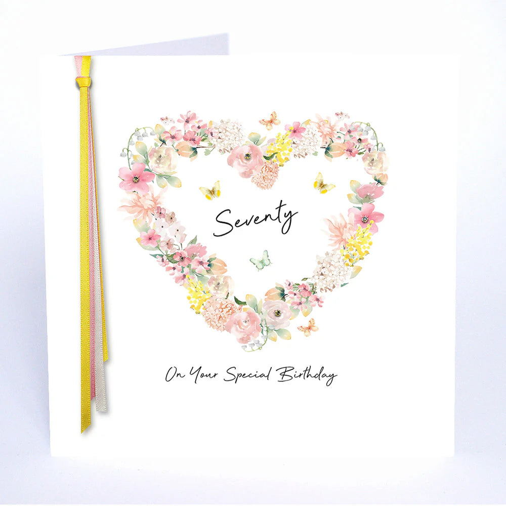 Seventy on Your Special Birthday Card by Five Dollar Shake, featuring colorful design and celebratory message from Cornucopia Home and Gift