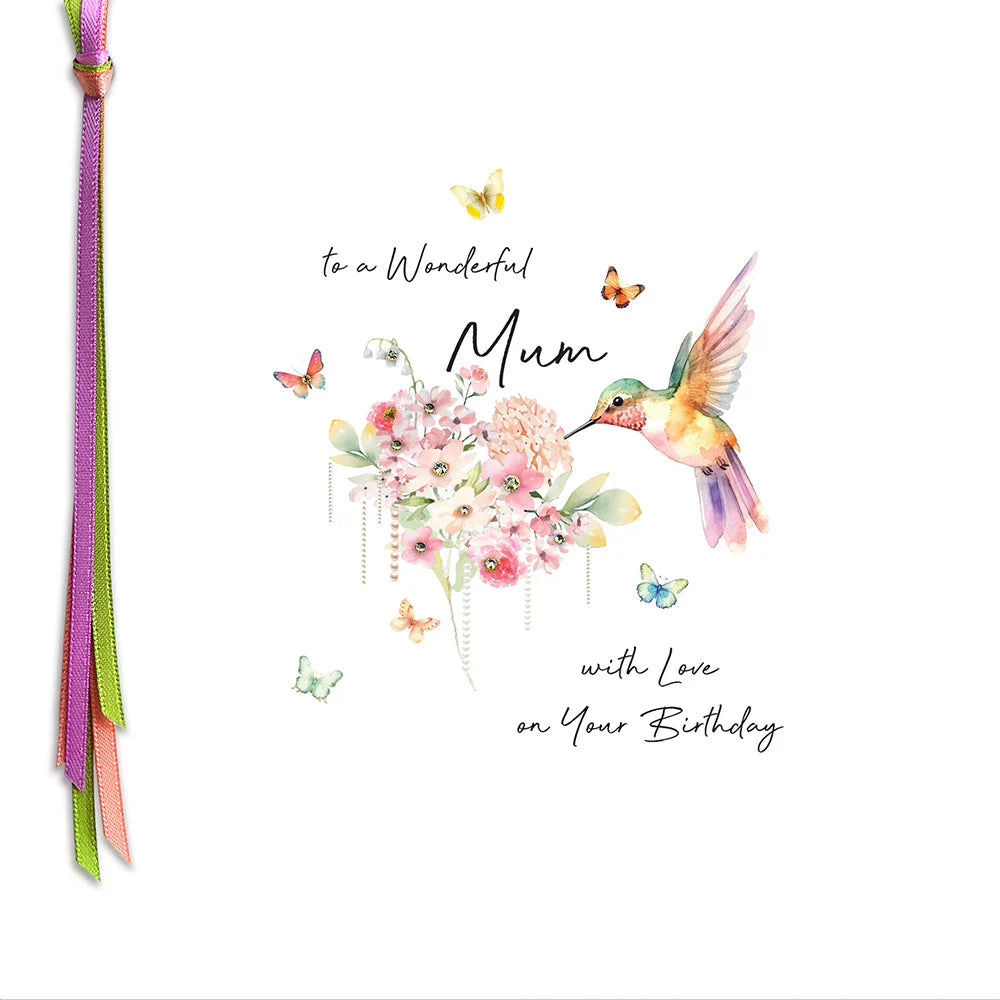 Five Dollar Shake birthday card featuring heartfelt "To a Wonderful Mum With Love" message from Cornucopia Home and Gift.