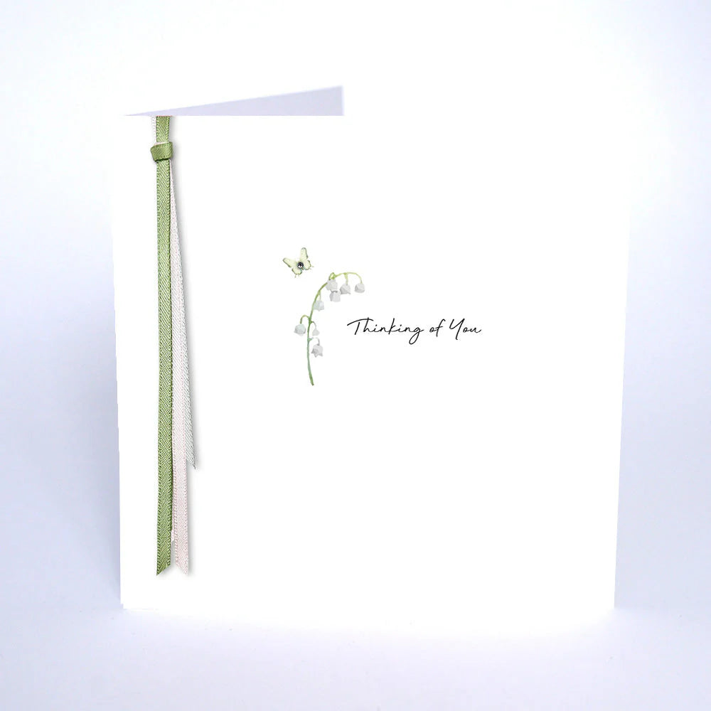 Thinking Of You greeting card by Five Dollar Shake from Cornucopia Home and Gift, featuring heartfelt design and message.