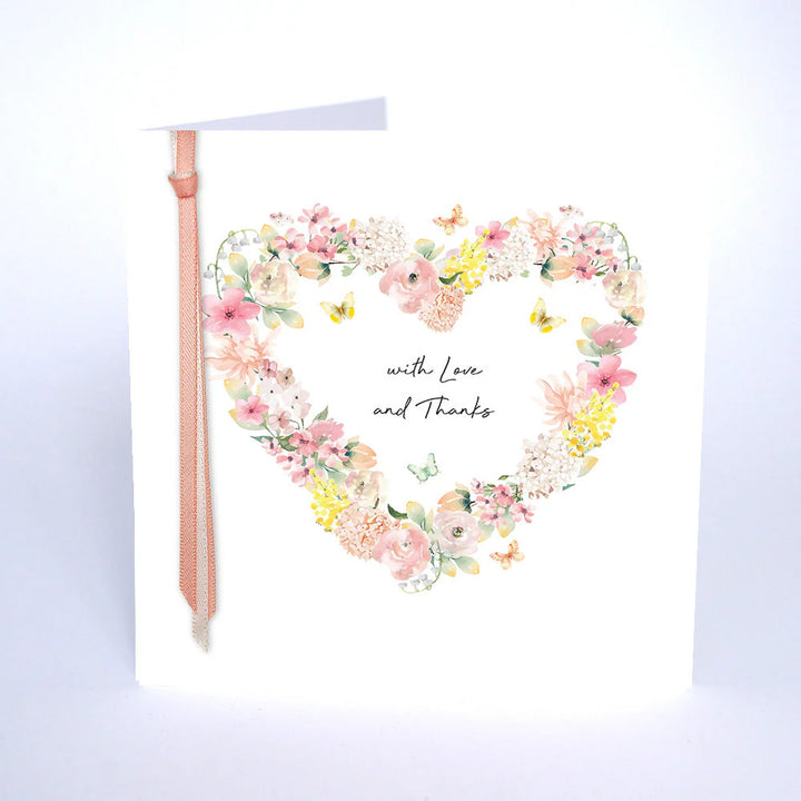With Love and Thank You card by Five Dollar Shake featuring elegant design, from Cornucopia Home and Gift.