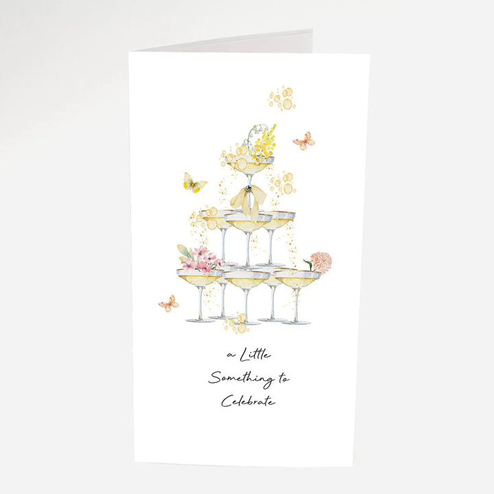 Cornucopia Home and Gift Five Dollar Shake A Little Something To Celebrate wallet with colorful design and cheerful celebration motifs.