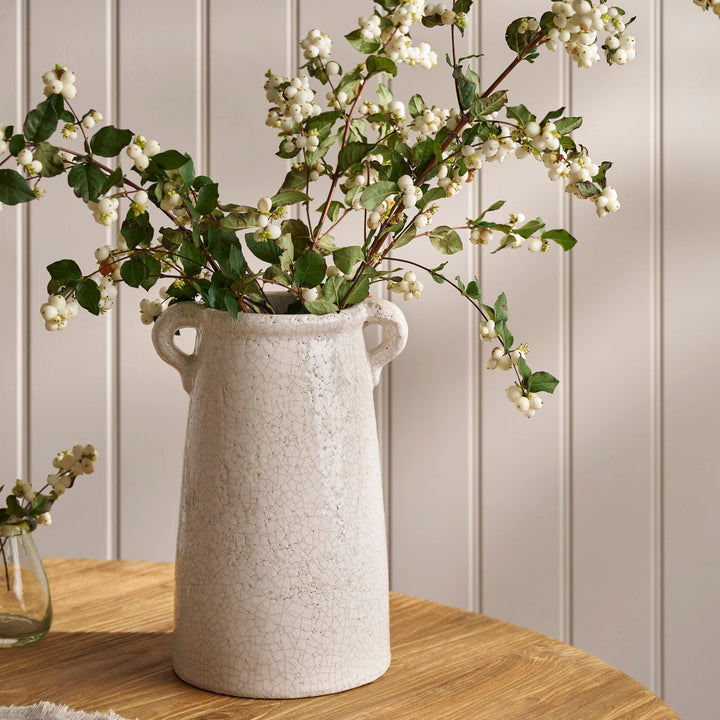 Garden Trading Ravello Large White Ceramic Vase