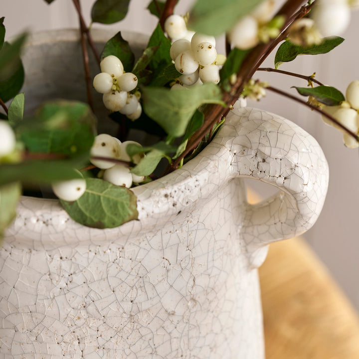 Garden Trading Ravello Large White Ceramic Vase