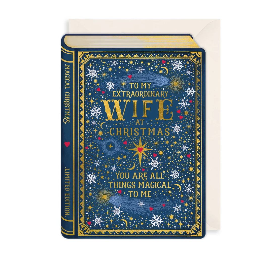 To My Extraordinary Wife at Christmas Card