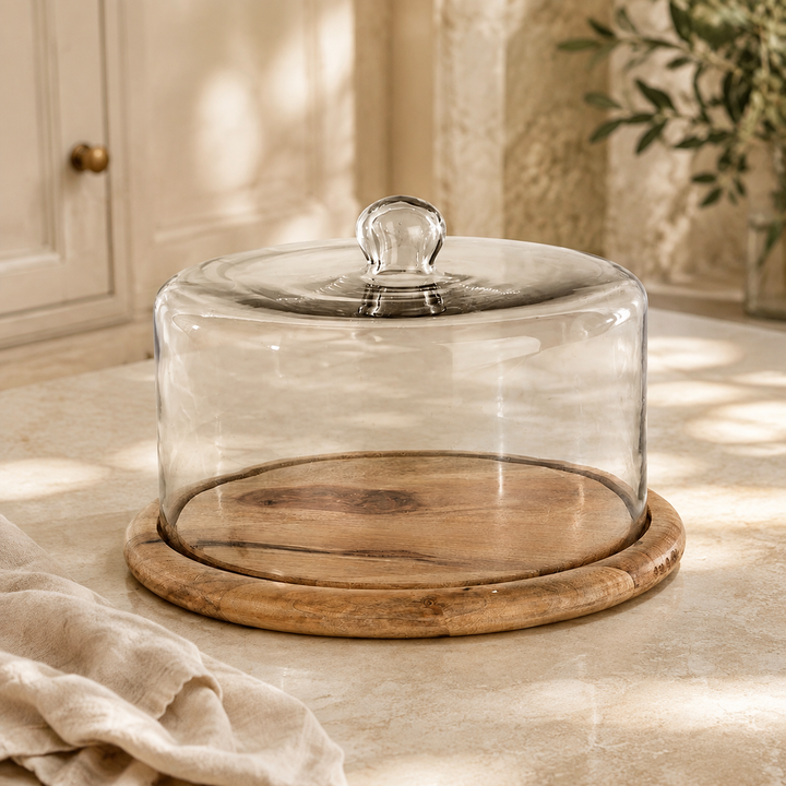 Recycled Glass Cake Dome