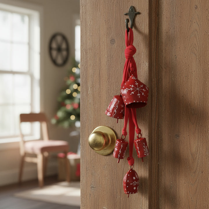 Red hanging bells from Cornucopia Home and Gift&