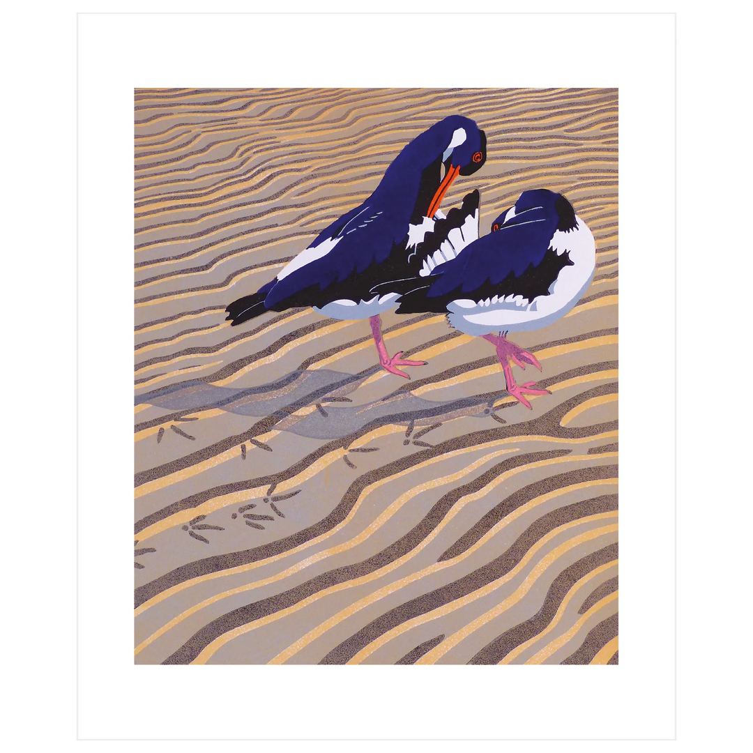 Preening Pair Art Card
