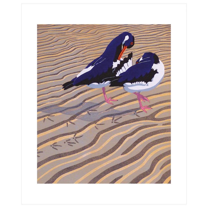 Preening Pair Art Card