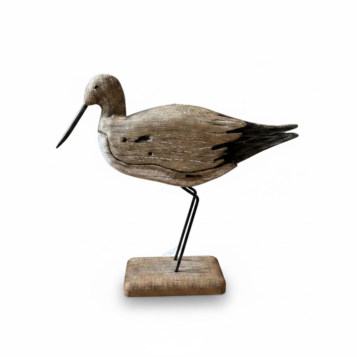 Rustic Wood Sandpiper Orn Large