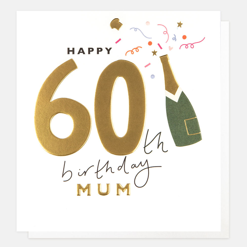 Caroline Gardner 60th birthday card for mum featuring colorful, cheerful design with celebratory message, perfect for special occasion.