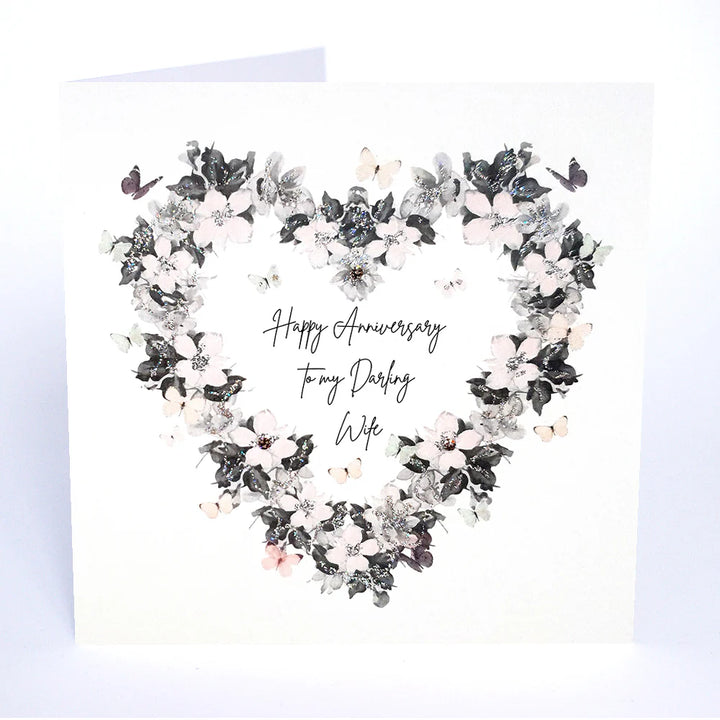 Happy Anniversary To My Darling Wife Card