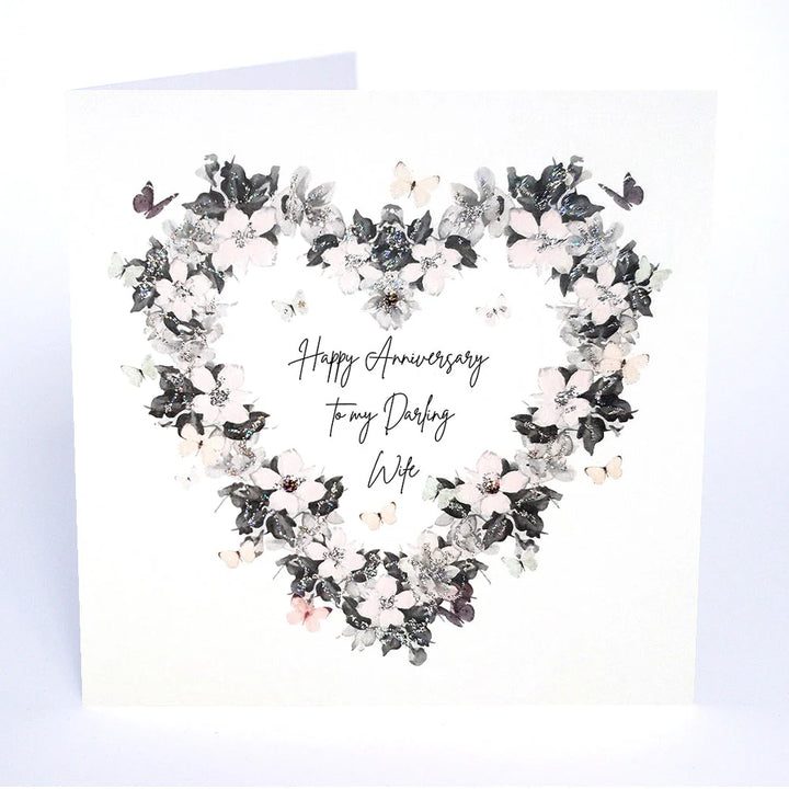 Happy Anniversary To My Darling Wife Card