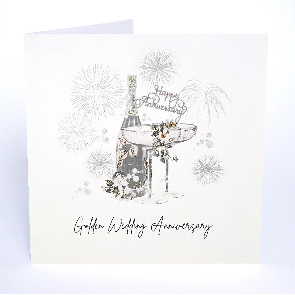 Golden Wedding Anniversary Card
