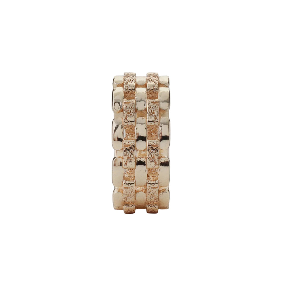Medium linear ring by Tutti & Co from Cornucopia Home and Gift, featuring a sleek, minimalist metal design.