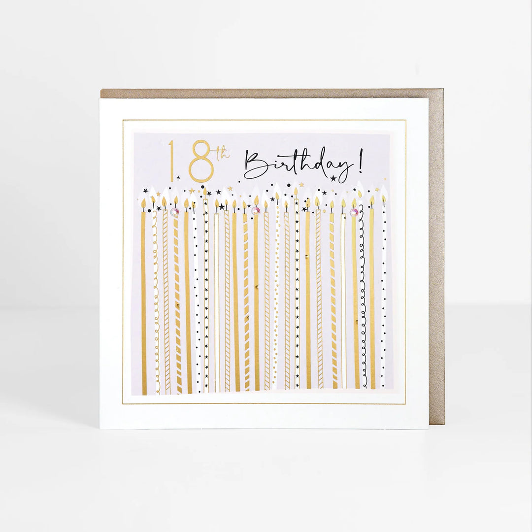 18th Birthday! Card - Candles