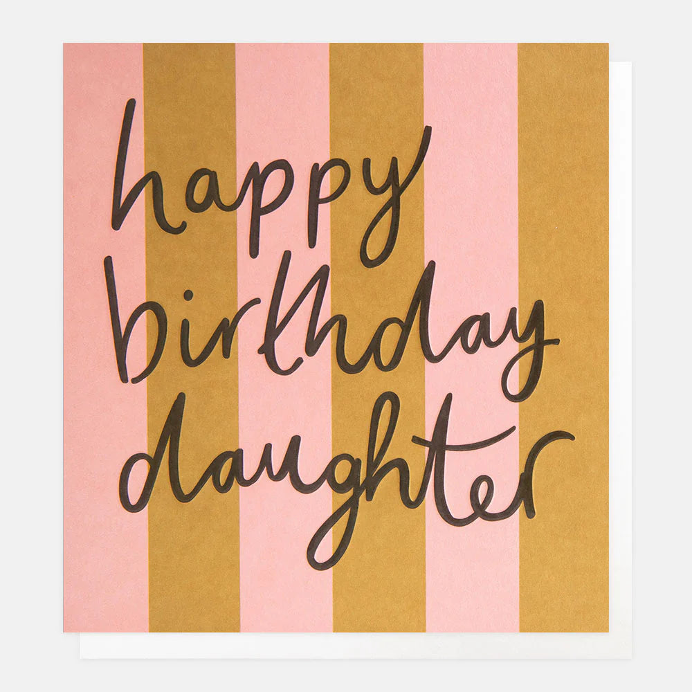 Caroline Gardner Daughter birthday card with colorful floral design and cheerful message, perfect for celebrating her special day.