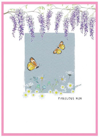 Cinnamon Aitch Fabulous Mum Butterflies Mother&