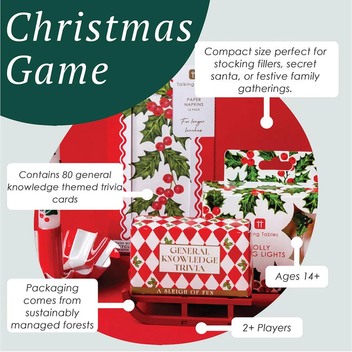 Christmas Sleigh General Knowledge Trivia Game