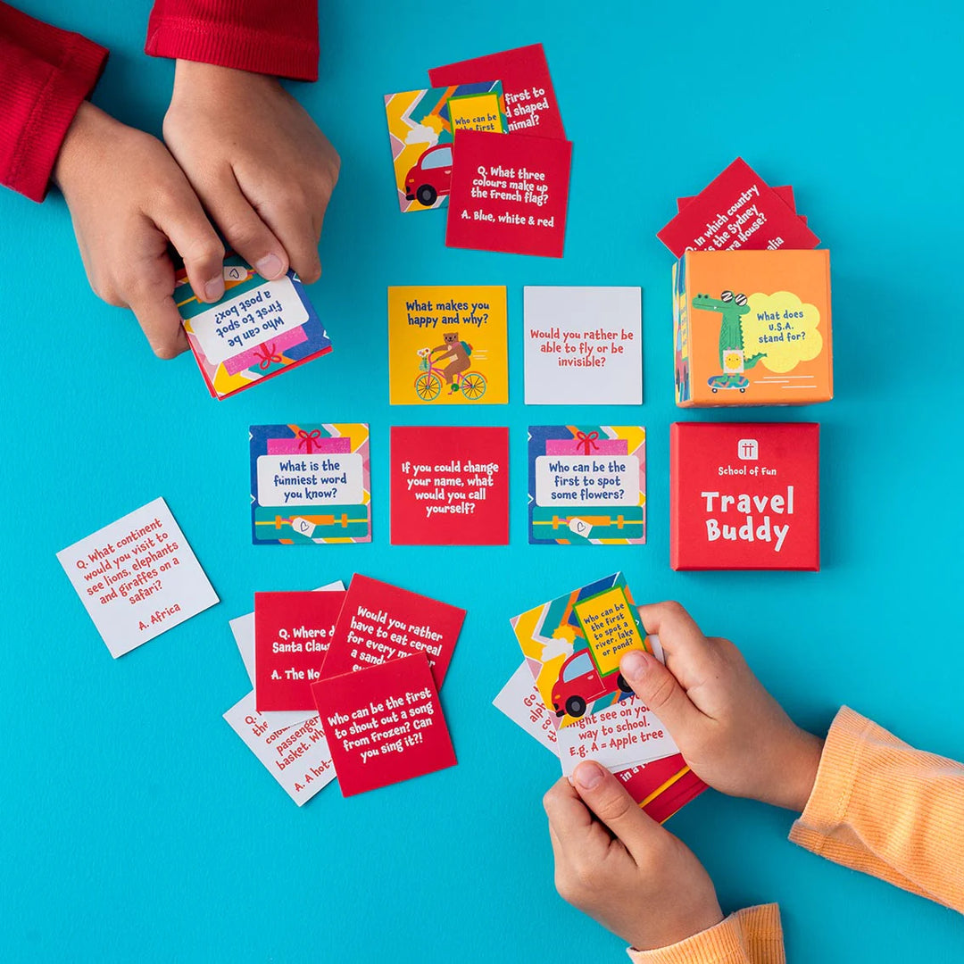 School of Fun - Travel Buddy Trivia Box