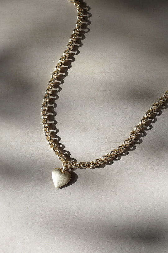 Gold Solace Necklace by Tutti &amp; Co featuring delicate chain and elegant pendant from Cornucopia Home and Gift.