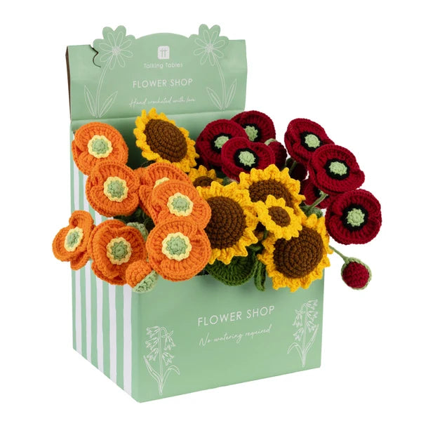Seasonal Sprig Crochet Flower